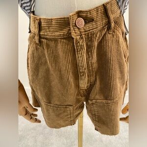 Brown Corduroy Shorts